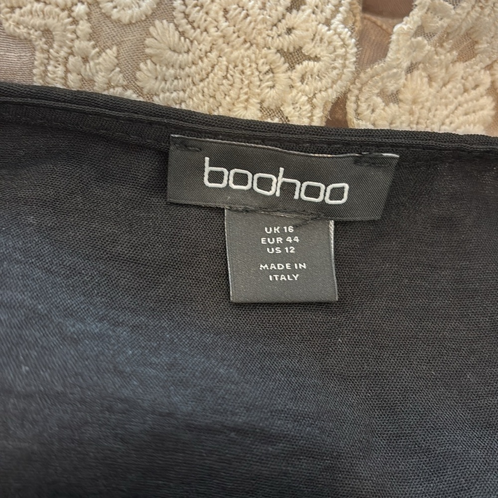 Boohoo Black tiered maxi dress - Picture 5 of 5